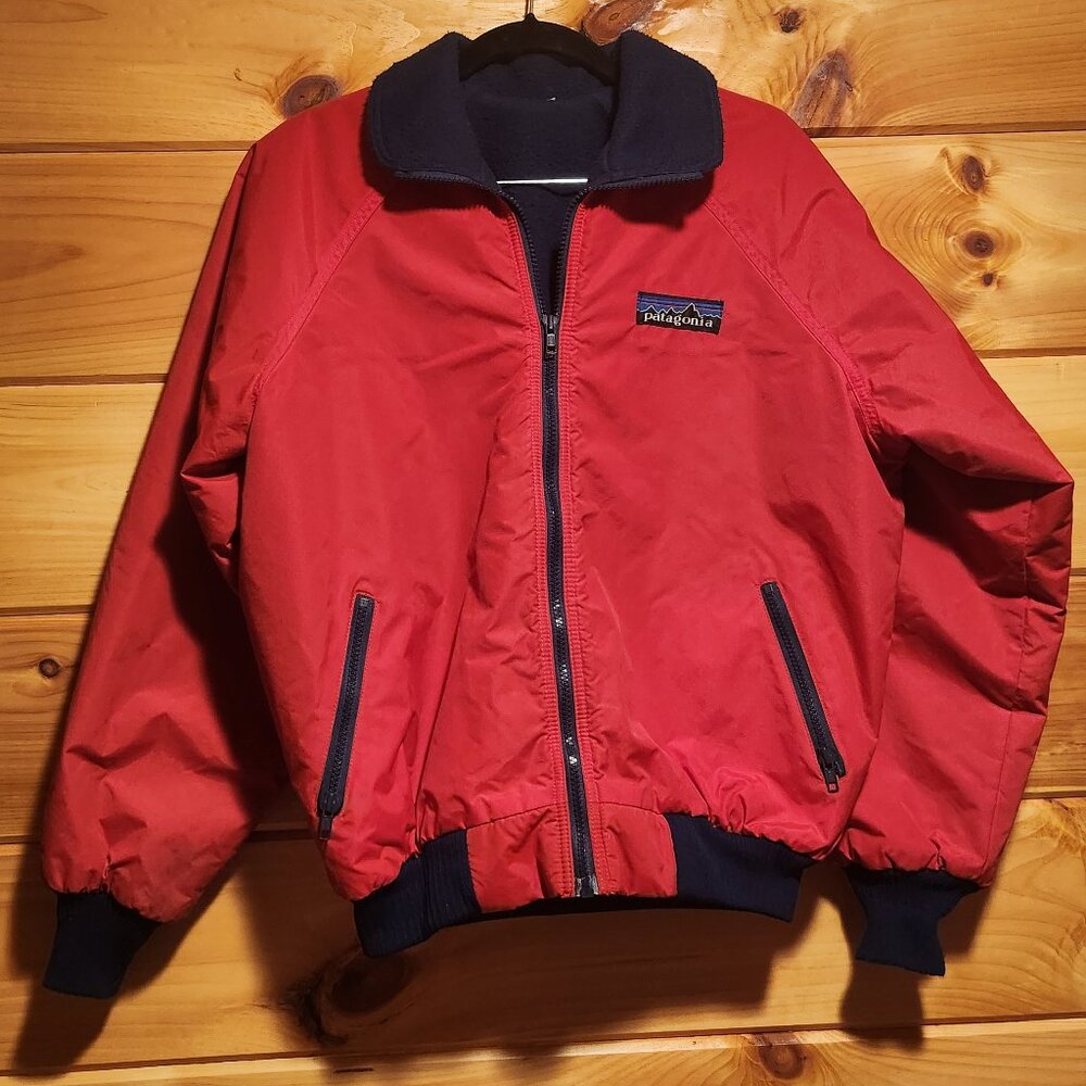 Vintage 80s Patagonia Fleeced Lined Bomber Jacket